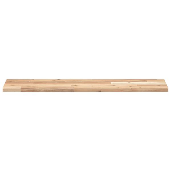 vidaXL Floating Shelf 80x20x2 cm Untreated Solid Wood Acacia