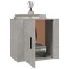 vidaXL Bedside Cabinet Concrete Grey 50x39x47 cm