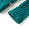 Kids' T-shirt with Long Sleeves Rib-knit Dark Green 92