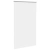 vidaXL Roller Blind Blackout White 140x230 cm Fabric Width 136.6 cm Polyester