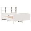 vidaXL Bookcase Bed without Mattress White 140x190cm Solid Wood Pine