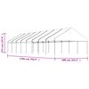 vidaXL Gazebo with Roof White 17.84x5.88x3.75 m Polyethylene
