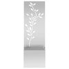 vidaXL Garden Privacy Screen Silver 50 x 32 x 150 cm Galvanised steel
