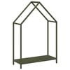 vidaXL Firewood Rack Olive Green 60x25x90 cm Cold-rolled steel