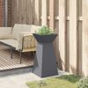 vidaXL Pillar Planter Anthracite 35 x 35 x 73 cm