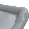 vidaXL Dog Bed Light Grey 105x80x25 cm Faux Leather