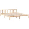vidaXL Extra Long Bed Frame without Mattress 200x210 cm Solid Wood Pine