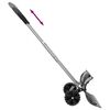 vidaXL Snow Shovel with Extendable Handle Black 66 cm Blade Steel