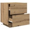 vidaXL Bedside Cabinet with Drawer 2 pcs Artisan Oak 45 x 40 x 55 cm