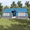 vidaXL Family Tent with Roof Blue and Grey 622 x 295 x 238 cm