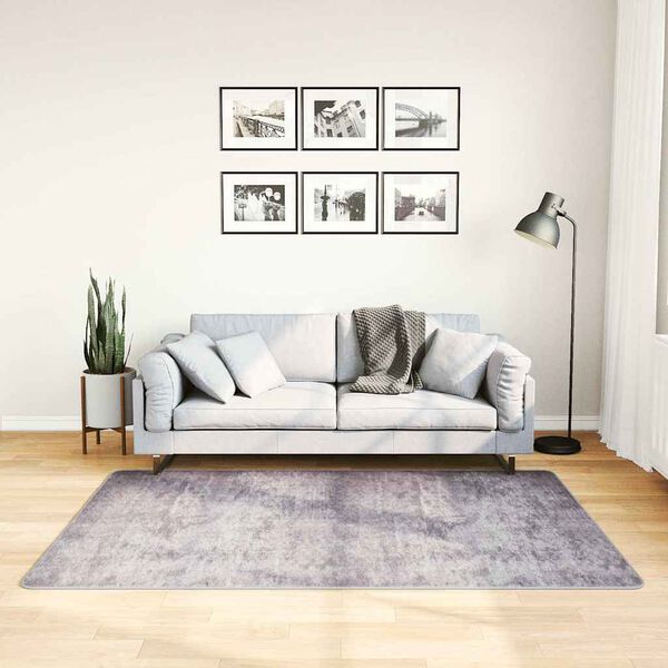 vidaXL Rug Washable 120x180 cm Grey