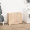 vidaXL Laundry Box 88.5x44x66 cm Solid Wood Pine