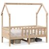 vidaXL Kids' House Bed Frame 70x140 cm Solid Wood Pine