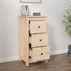 vidaXL Sideboard 40x35x80 cm Solid Wood Pine
