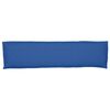 vidaXL Pallet Cushion Set 2 pcs Royal blue 150 x 40 x 8 cm