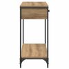vidaXL Console Table Artisan Oak 75 x 34.5 x 75 cm Engineered Wood