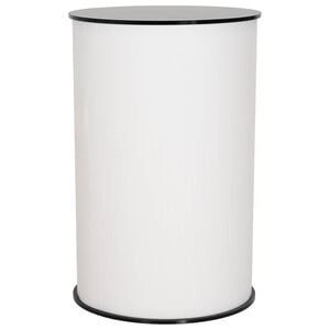 vidaXL Trade Show Counter Black and White &Oslash; 60 x 93 cm