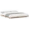 vidaXL Bed Frame Brown 180 x 210 cm Solid Pine Wood