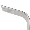 vidaXL Outdoor Shower Stainless Steel Curved