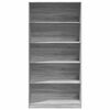 vidaXL Wardrobe Grey Sonoma 100x50x200 cm Engineered Wood