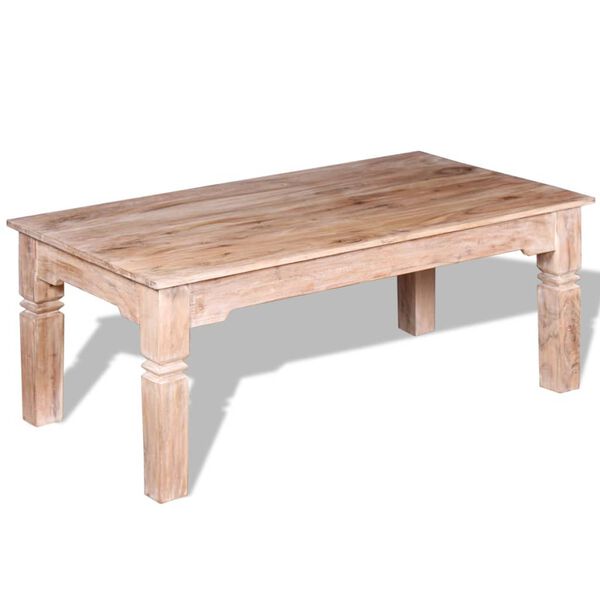 vidaXL Coffee Table Acacia Wood 110x60x45 cm