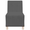 vidaXL Modular Sofa Unit Armless Dark Grey 55 x 74 x 82 cm