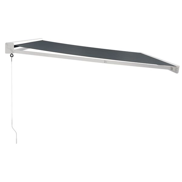 vidaXL Retractable Awning Anthracite 4x3 m Fabric and Aluminium