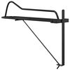 vidaXL Foldable Saddle Rack Wall Mounted Black Iron