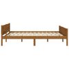 vidaXL Bed Frame without Mattress Solid Pinewood Honey Brown 160x200 cm