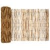 vidaXL Garden Fence Carbonized 1000 x 80 cm Reed