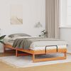 vidaXL Bed Frame Brown 100 x 210 cm Solid Pine Wood