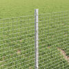vidaXL Fence and Post Silver 0.4 x 25 m Steel