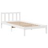 vidaXL Bed Frame without Mattress White 90x200 cm Solid Wood Pine