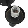 vidaXL Outdoor Wall Light Black 28 x 25 x 38 cm