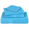 vidaXL 8 Piece Towel Set "FROGN" Turquoise 360 gsm