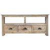 vidaXL TV Cabinet 110x30x50 cm Solid Mango Wood