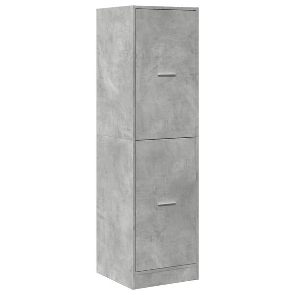 vidaXL Apothecary Cabinet&nbsp;Concrete Grey 40x41x144.5 cm Engineered Wood