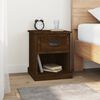 vidaXL Bedside Cabinets 2 pcs Brown Oak 39x39x47.5 cm Engineered Wood