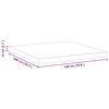 vidaXL Mattress White 180 x 200 cm Gel Memory Foam
