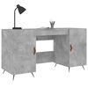 vidaXL Desk Concrete Grey 140x50x75 cm Engineered Wood