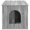 vidaXL Cat House Grey Sonoma 85 x 55 x 50.5 cm Engineered Wood