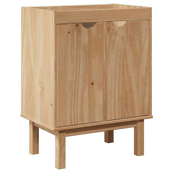 vidaXL Bathroom Sink Cabinet OTTA 59x40x80 cm Solid Wood Pine
