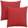 vidaXL Sofa Pillows 2 pcs Red 60 x 60 cm Fabric