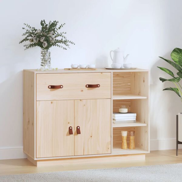 vidaXL Sideboard 98.5x40x75 cm Solid Wood Pine