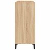 vidaXL Record Cabinet Sonoma Oak 84.5x38x89 cm Engineered Wood