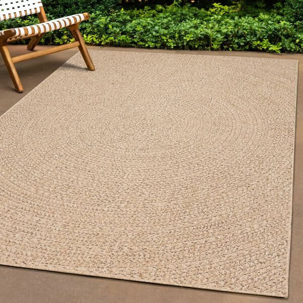vidaXL Rug ZIZUR 100x200 cm Jute Look Indoor and Outdoor