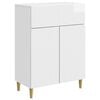 vidaXL Sideboard High Gloss White 66 x 34.5 x 90 cm Engineered Wood