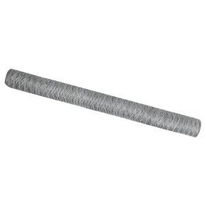 vidaXL Hexagon Fence Silver 1.6 x 25 m Galvanised steel