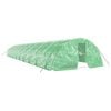 vidaXL Greenhouse with Steel Frame Green 100 m&sup2; 20x5x2.3 m