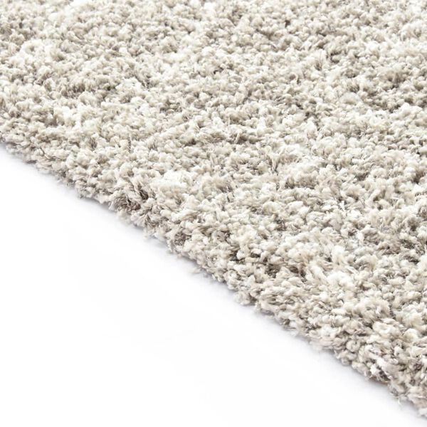 vidaXL Rug Berber Shaggy PP Sand and Beige 120x170 cm
